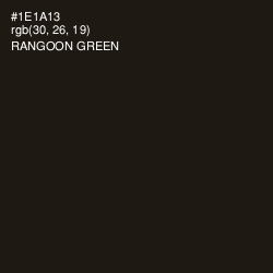 #1E1A13 - Rangoon Green Color Image